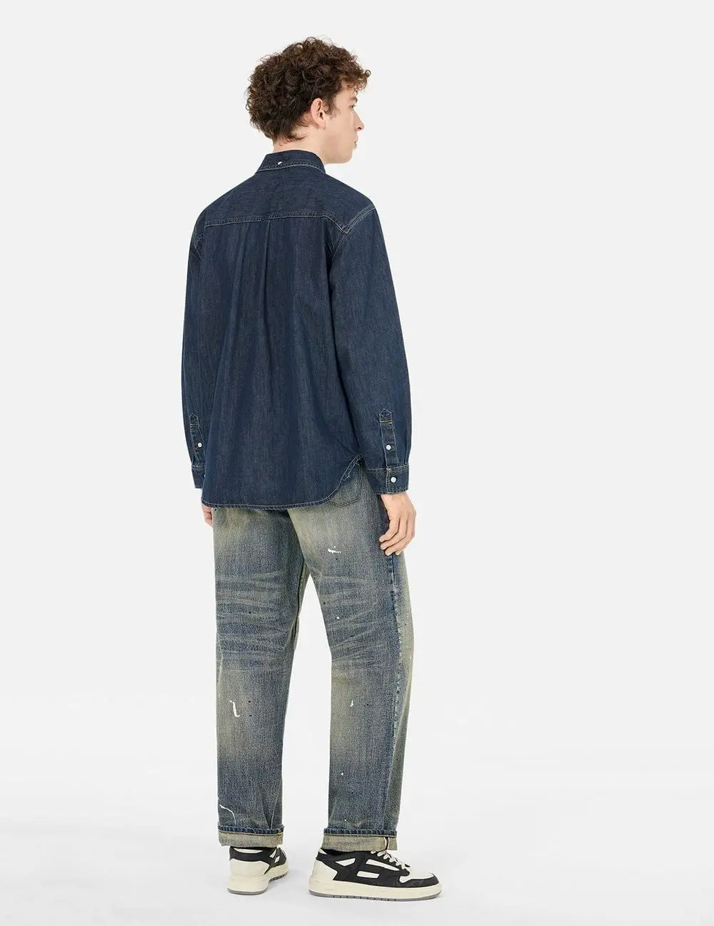 Áo Evisu Multi-Pocket Brocade 'Indigo' 2ESHTM5DL1067RXDN - Ảnh 3