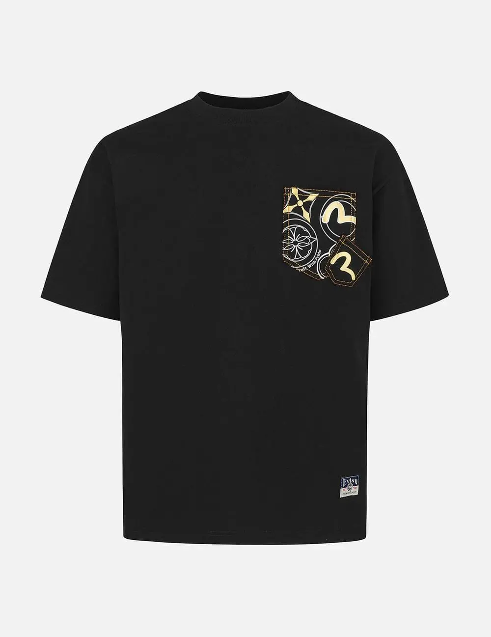 Alternative view of Áo Evisu Multi-Pocket and Multi-Print T-shirt 2ESHTM5TS1151LFCT