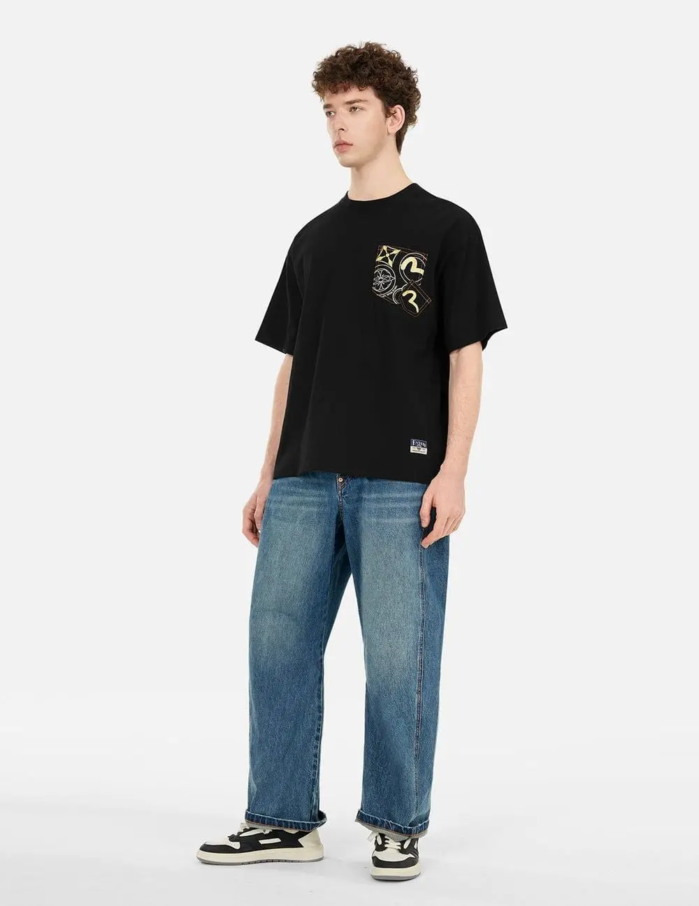 Áo Evisu Multi-Pocket and Multi-Print T-shirt 2ESHTM5TS1151LFCT - Ảnh 4
