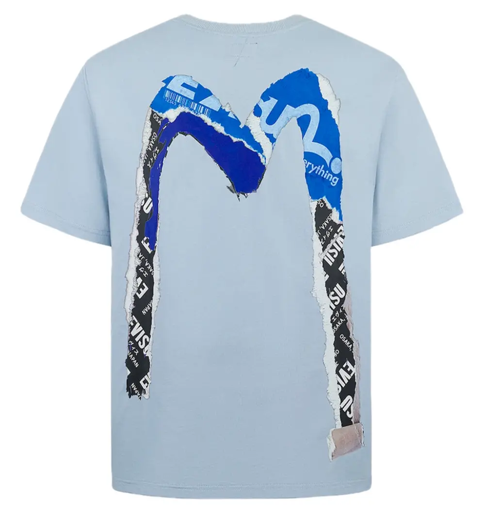 Áo Evisu Poster Daicock Print T-shirt 2ESHTM5TS1121XXCT