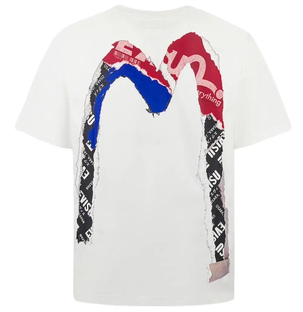 Áo Evisu Poster Daicock Print T-shirt 2ESHTM5TS1121XXCT