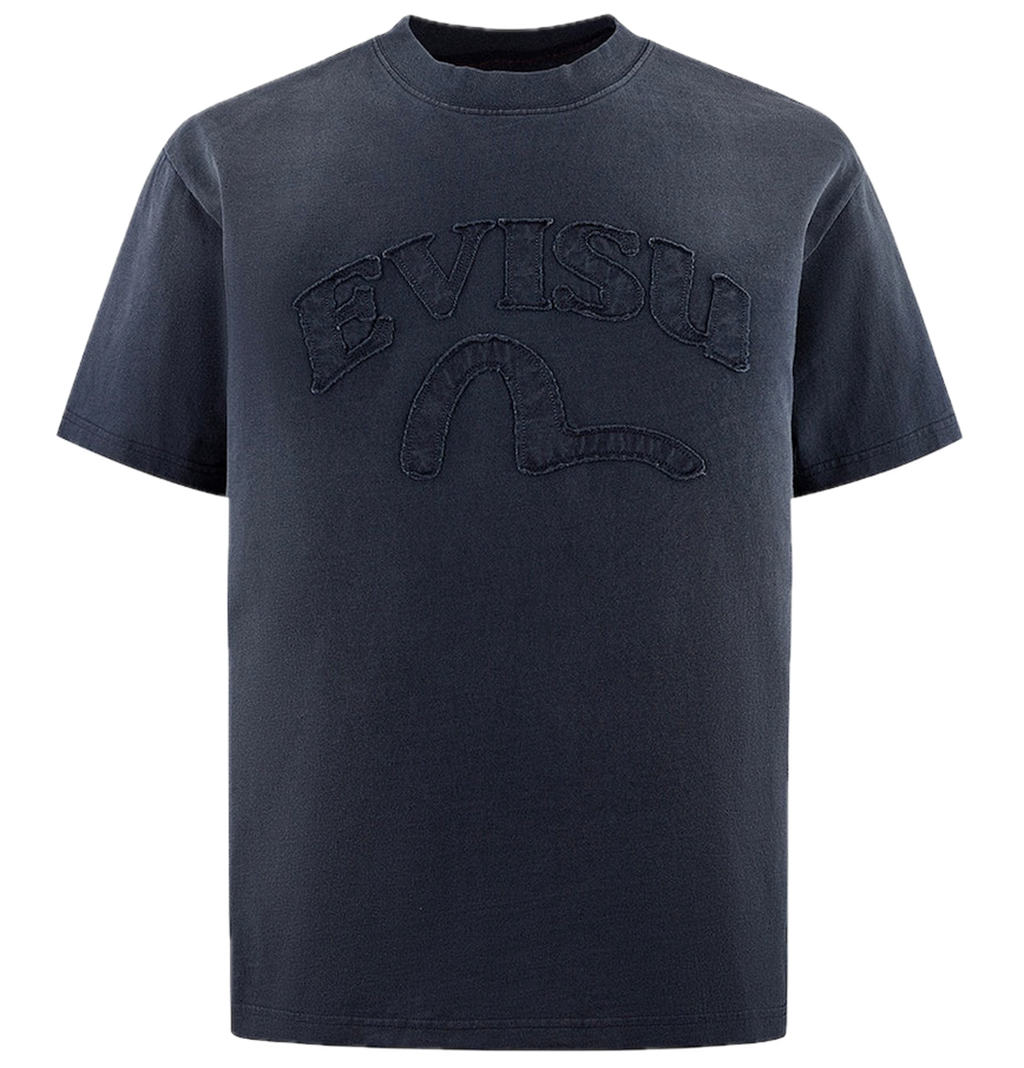 Áo Evisu Seagull and Logo Appliqué T-Shirt 2ESHTM5TS1204RXCT