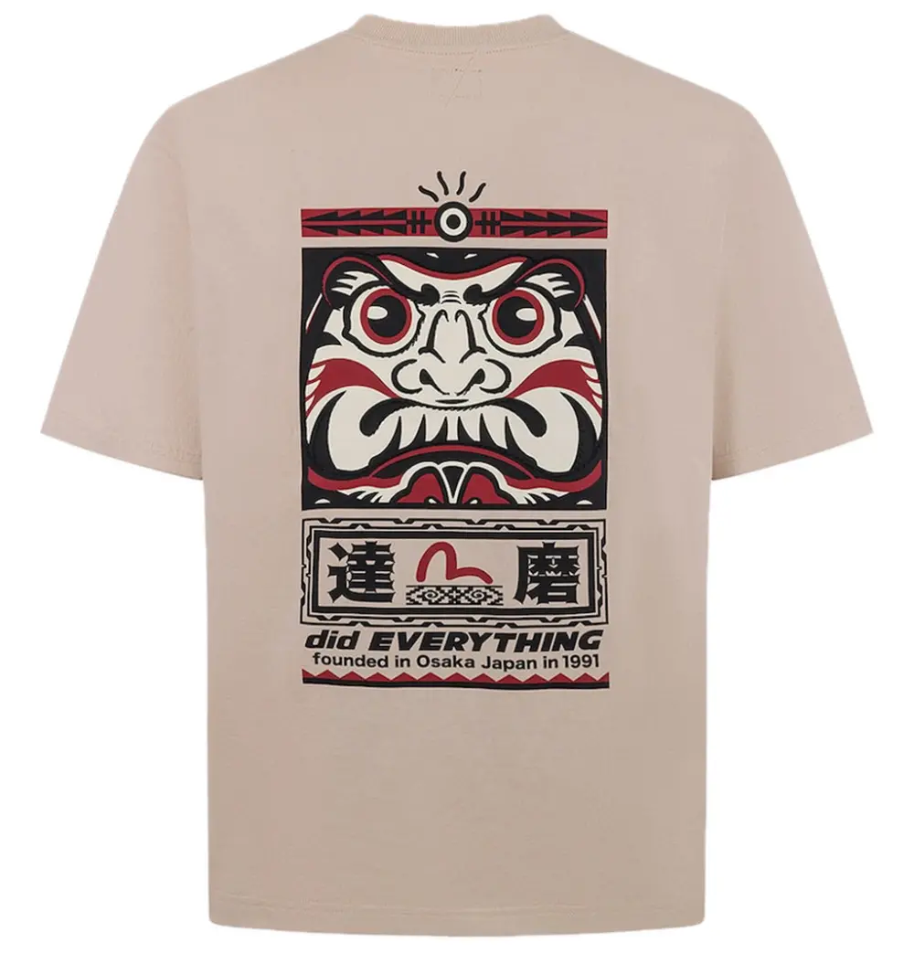 Áo Evisu Seagull Daruma Totem T-shirt 2ESHTM5TS1106XXCT