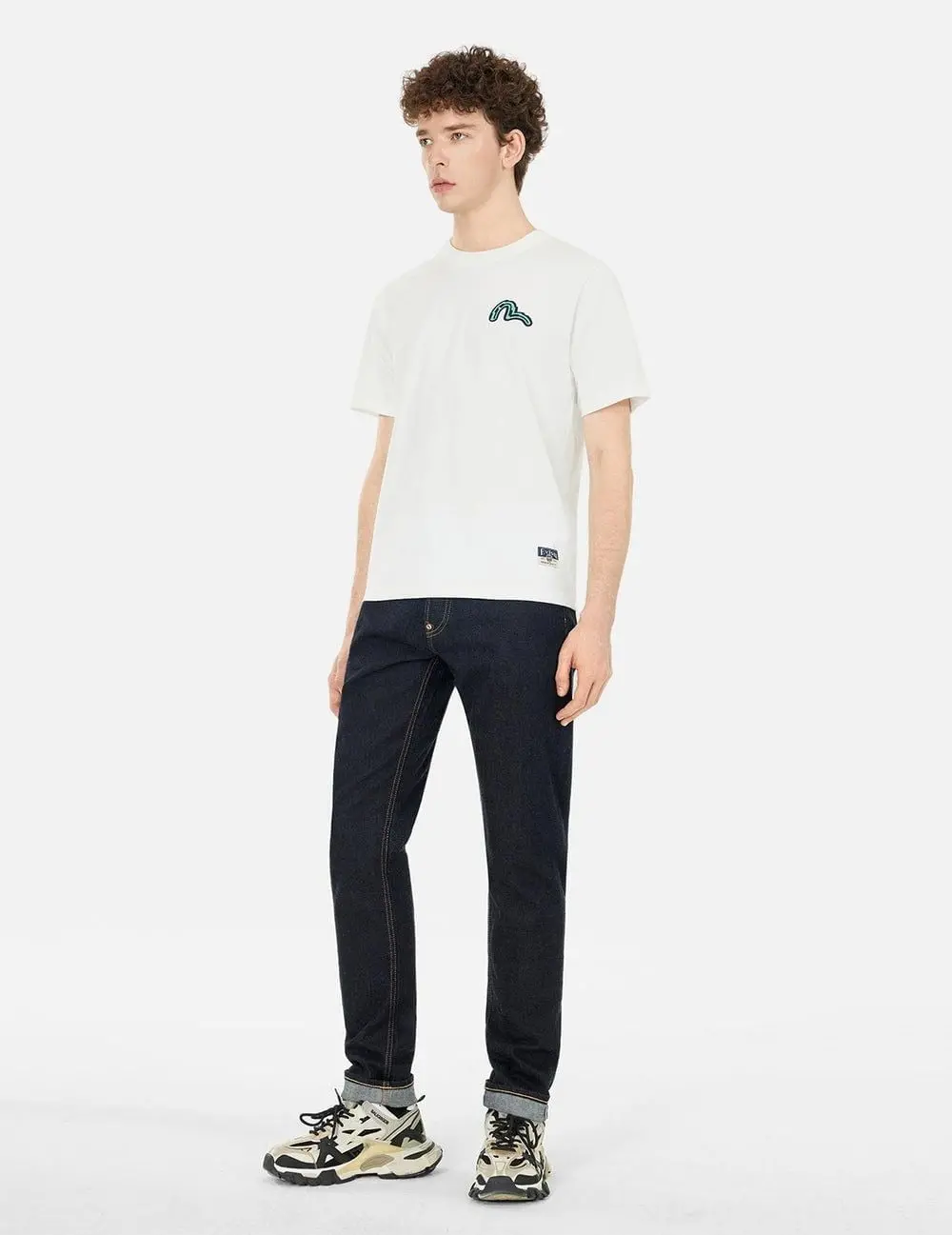 Áo Evisu Seagull Daruma Totem T-shirt 2ESHTM5TS1106XXCT - Ảnh 4