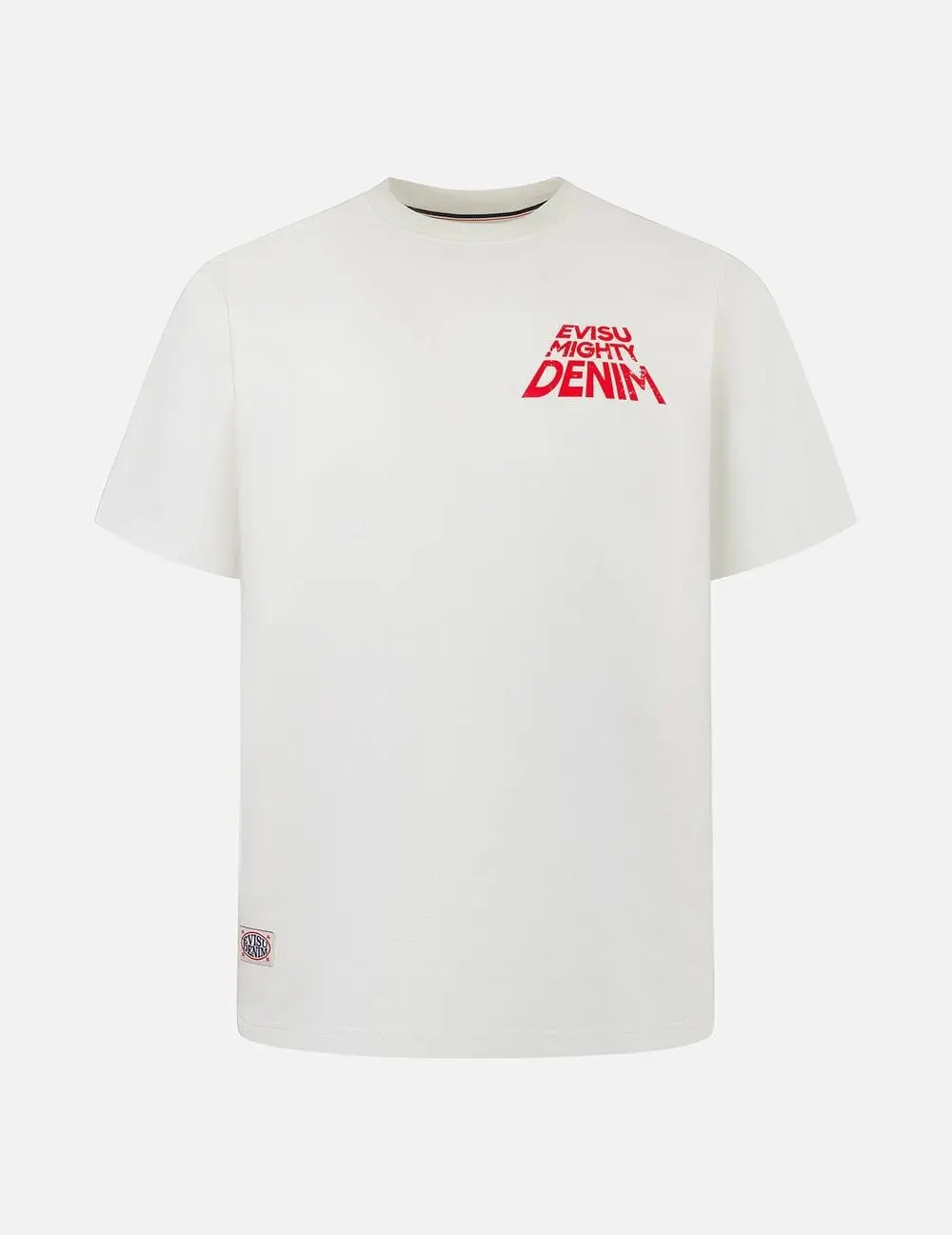 Alternative view of Áo Evisu Slogan Print T-shirt 2ESHTM5TS7015XXCT