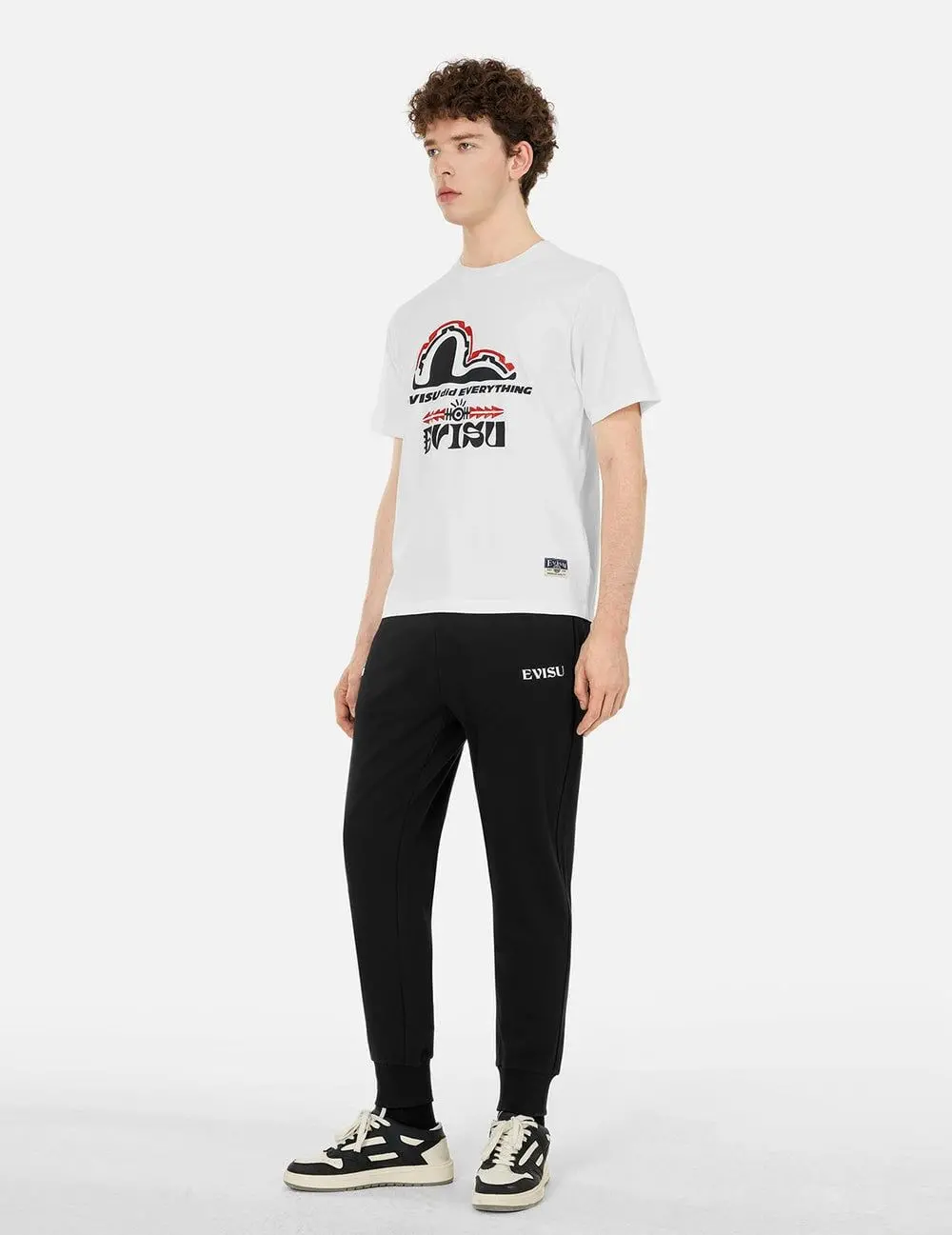 Áo Evisu Totem Seagull and Logo T-shirt 'White' 2ESHTM5TS1108XXCT - Ảnh 3