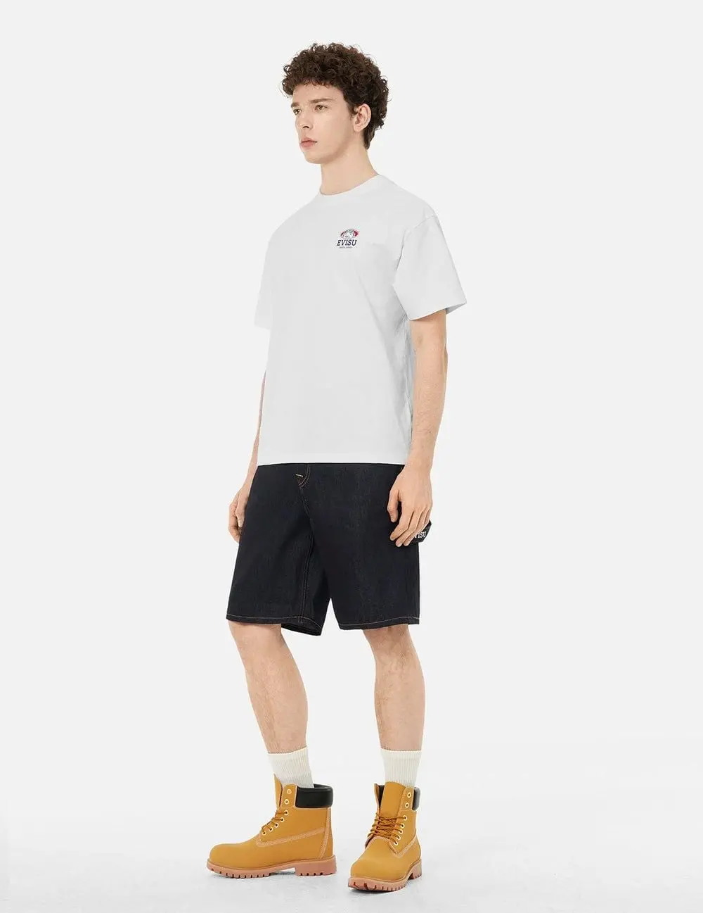Alternative view of Áo Evisu Twisted Rope Daicock Anchor Print 'White'