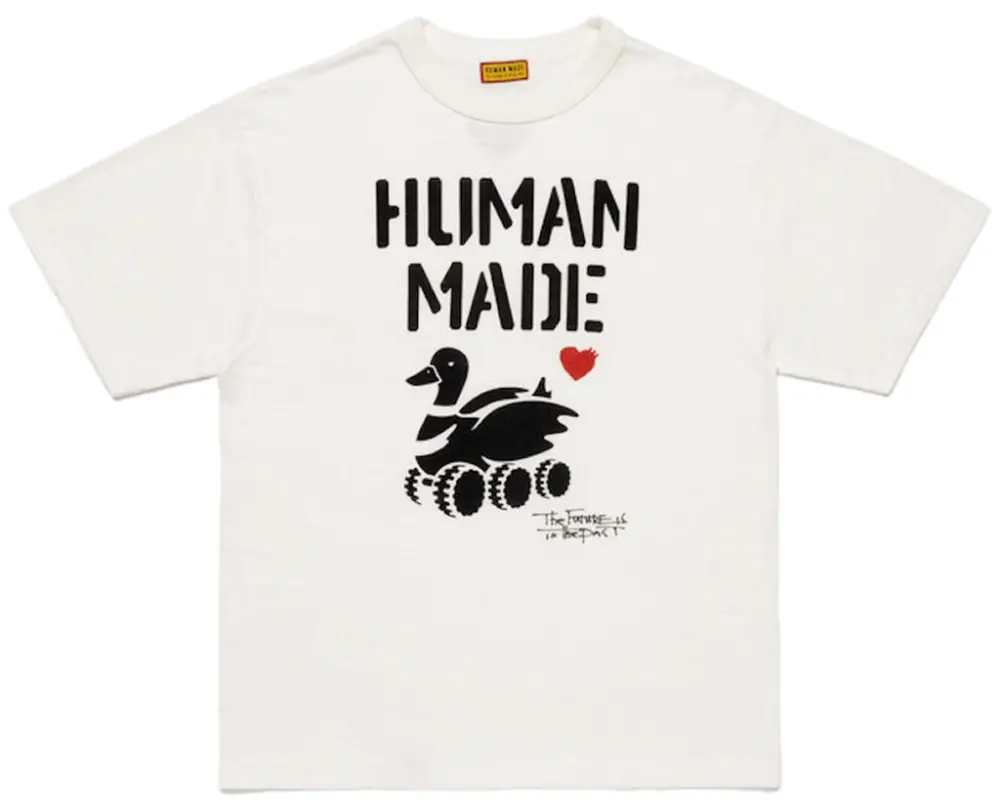 Áo Human Made Graphic T-Shirt 'White' HM31TE019