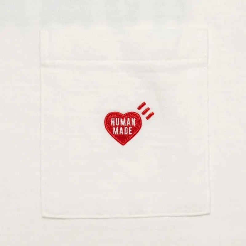 Alternative view of Áo Human Made Heart Pocket T-Shirt 'White' HM30CS048