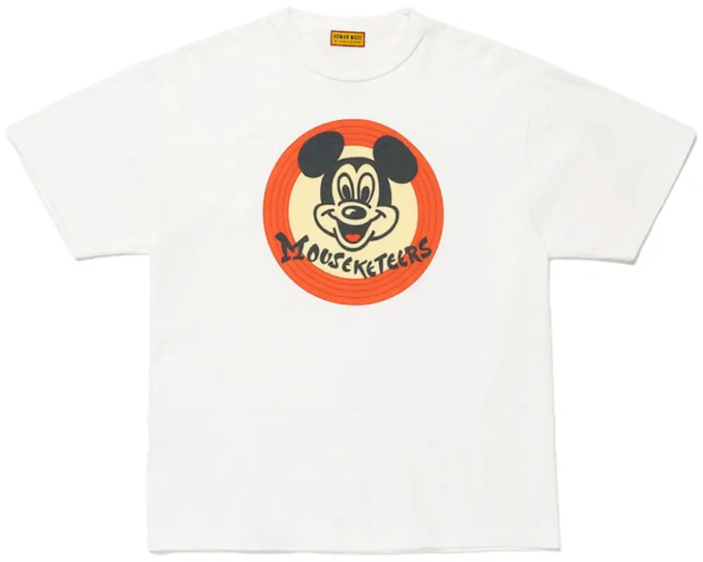 Áo Human Made Mickey Mouse Club Graphic T-Shirt 'White' XX31TE007