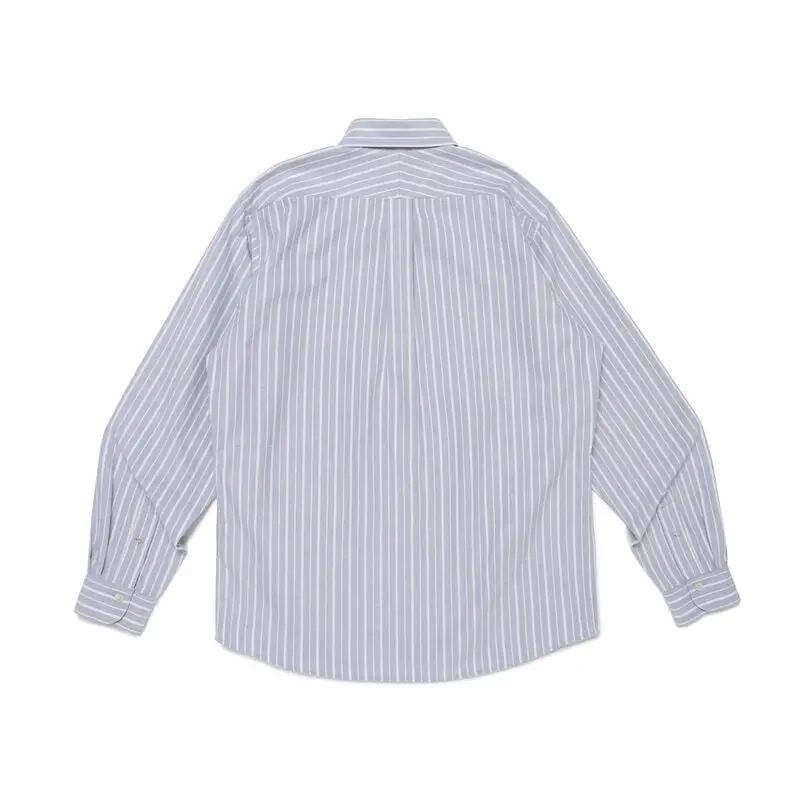 Áo Human Made Stripe Ox B.D Shirt 'Blue' HM31SH030 - Ảnh 5