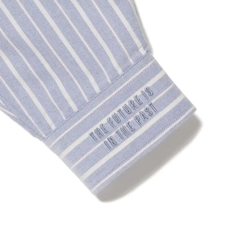 Alternative view of Áo Human Made Stripe Ox B.D Shirt 'Blue' HM31SH030