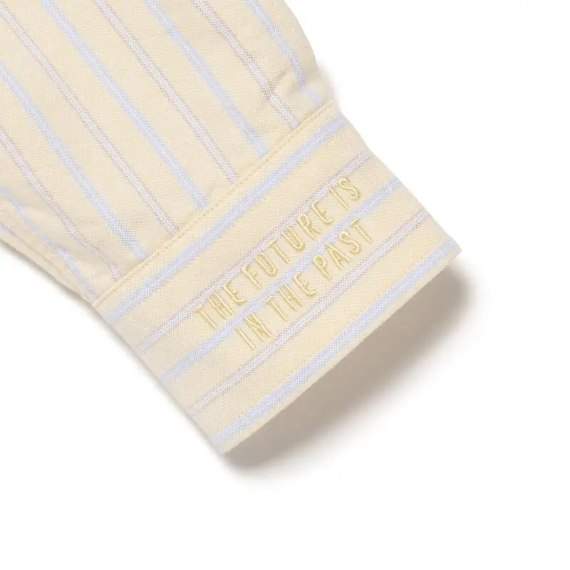 Alternative view of Áo Human Made Stripe Ox B.D Shirt 'Yellow' HM31SH030