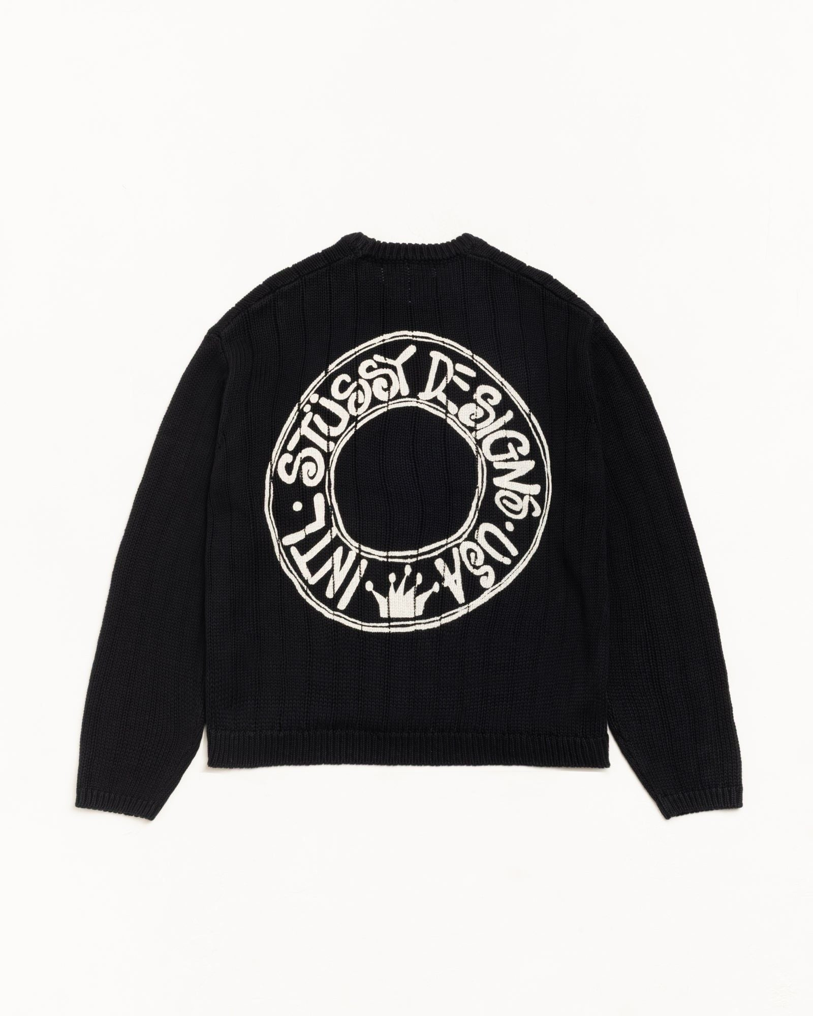 Alternative view of Áo Stussy Buana Logo Sweater 'Black' 117294