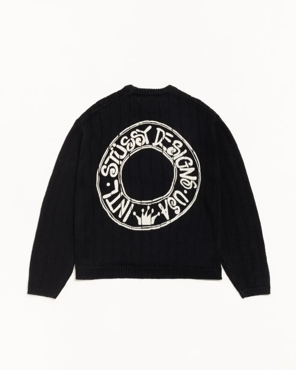 Alternative view of Áo Stussy Buana Logo Sweater 'Black' 117294