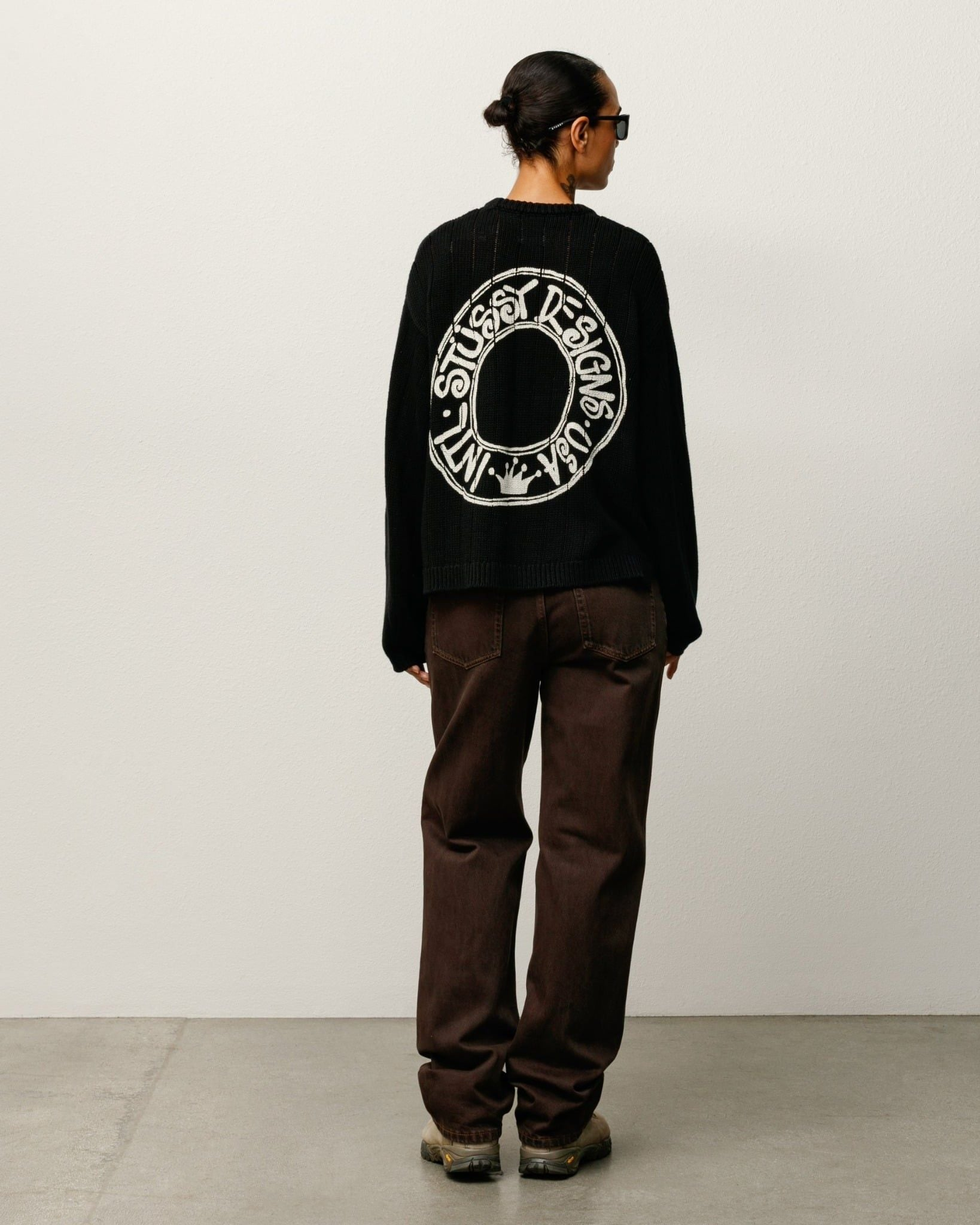 Áo Stussy Buana Logo Sweater 'Black' 117294 - Ảnh 7