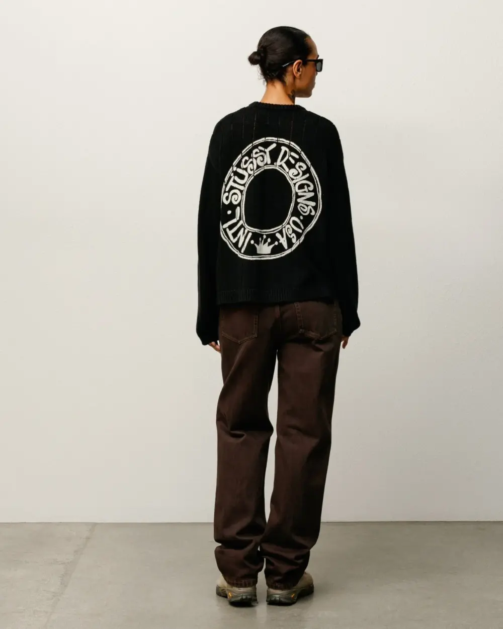 Áo Stussy Buana Logo Sweater 'Black' 117294 - Ảnh 7