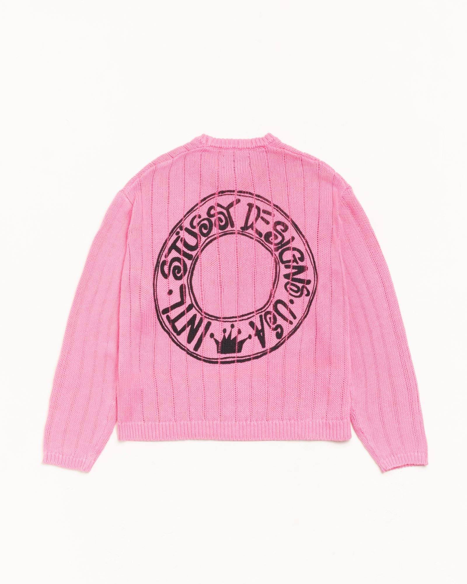 Alternative view of Áo Stussy Buana Logo Sweater 'Pink' 117294