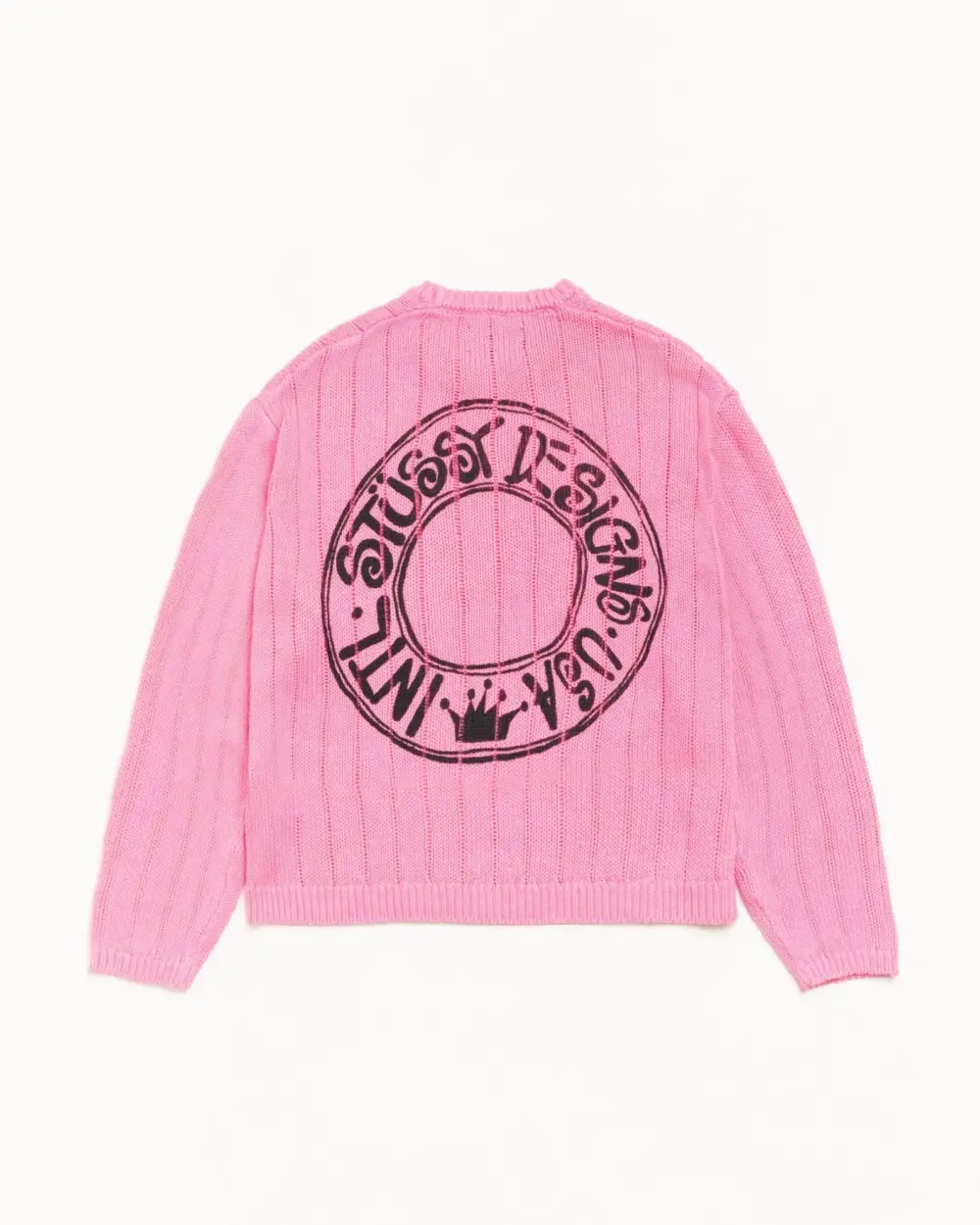 Alternative view of Áo Stussy Buana Logo Sweater 'Pink' 117294