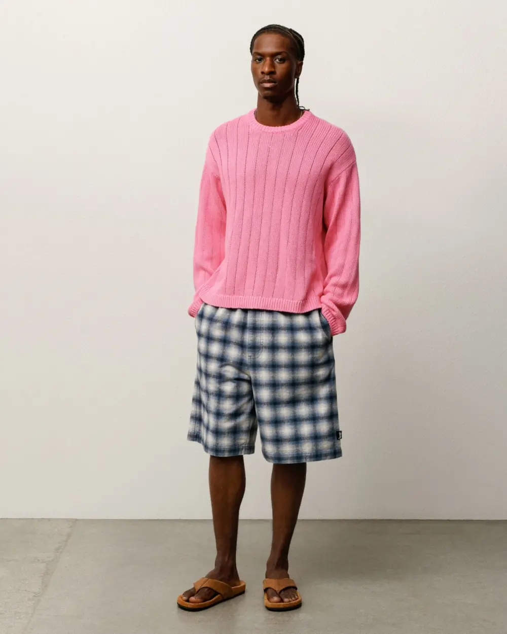 Áo Stussy Buana Logo Sweater 'Pink' 117294 - Ảnh 3