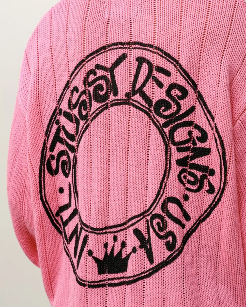 Áo Stussy Buana Logo Sweater 'Pink' 117294 - Ảnh 7