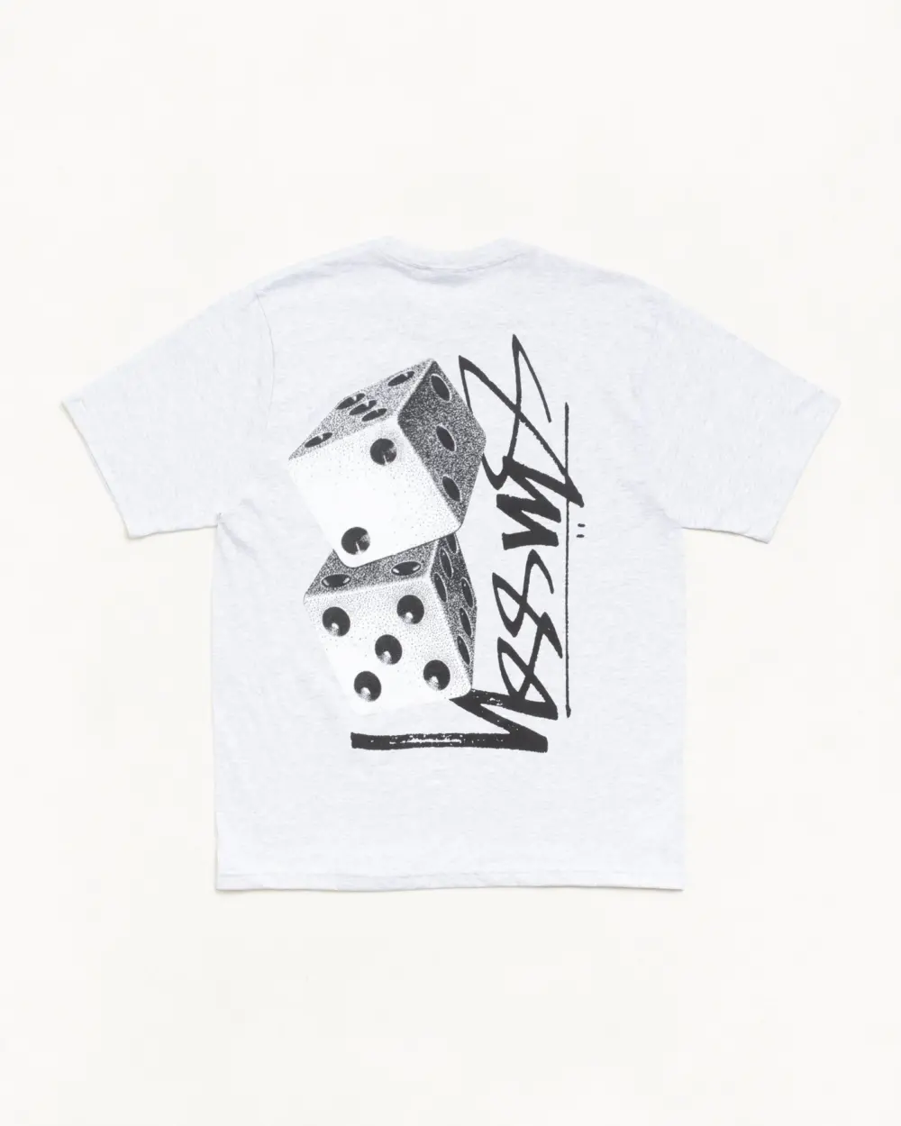 Alternative view of Áo Stussy Tall Dice Tee 'Grey' 1905187