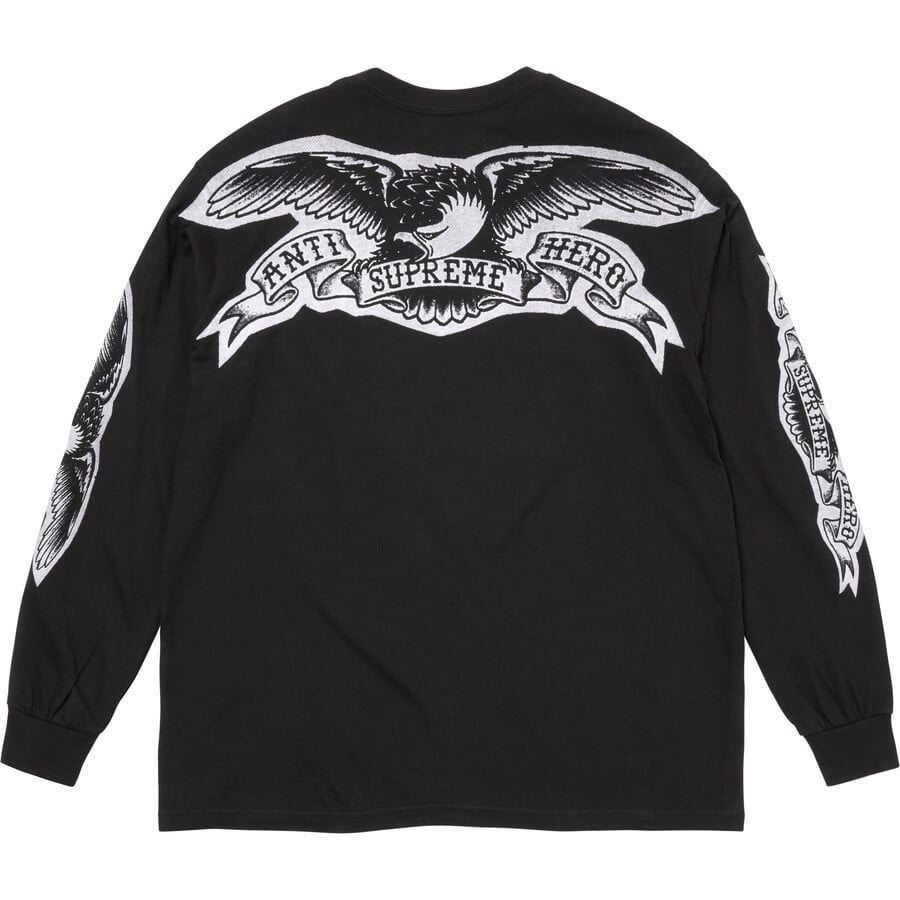Alternative view of Áo Supreme ANTIHERO® Eagle L/S Tee 'Black' 7703439311052
