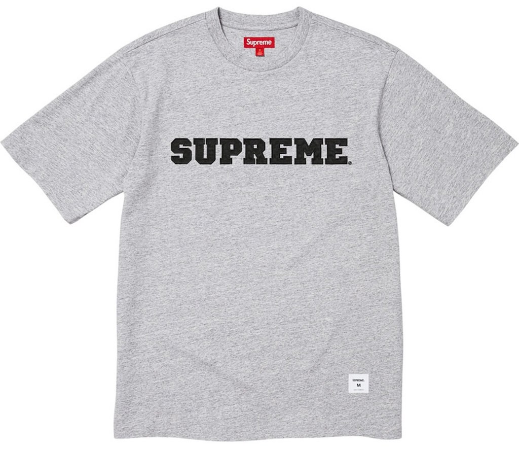 Áo Supreme Collegiate Appliqué S/S Top 'Grey' 7703421288652