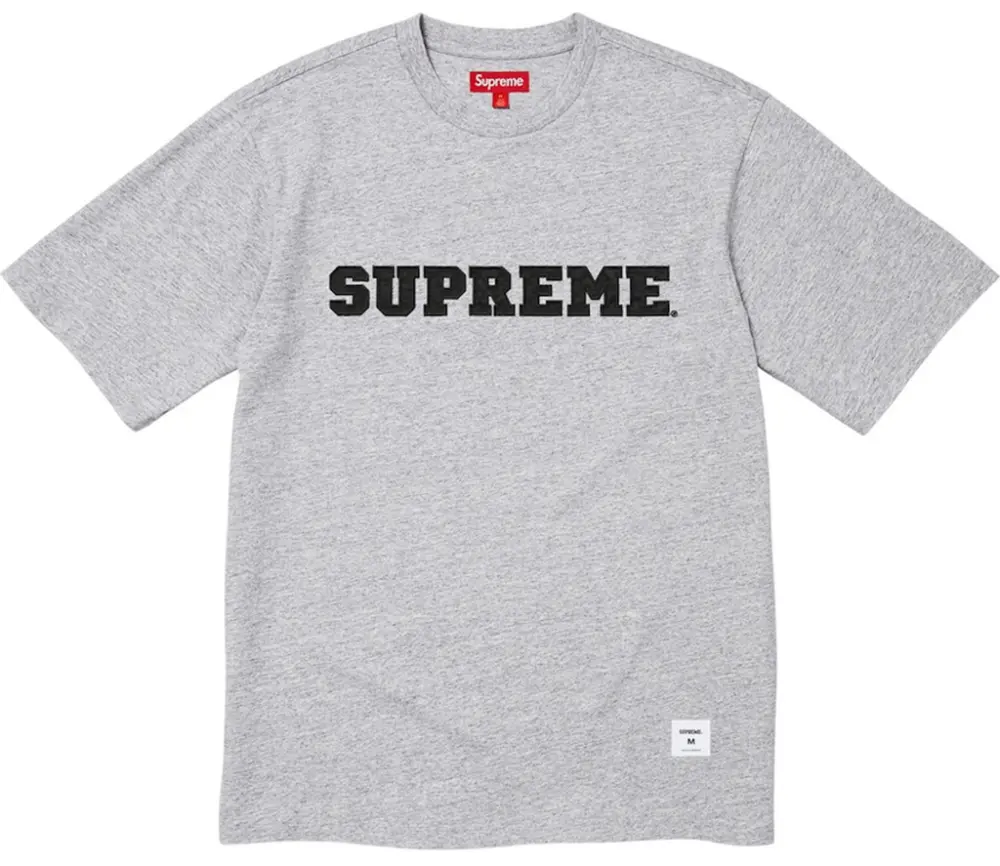 Áo Supreme Collegiate Appliqué S/S Top 'Grey' 7703421288652