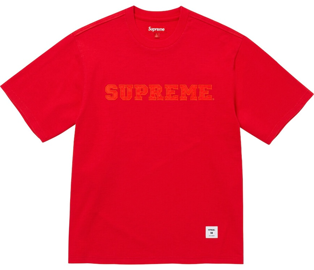 Áo Supreme Collegiate Appliqué S/S Top 'Red' 7703420797132