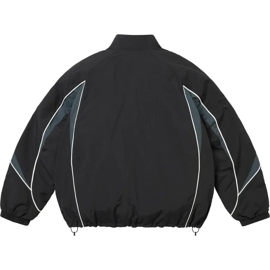 Áo Supreme Contrast Piping Track Jacket 'Black' 7703448781004 - Ảnh 3