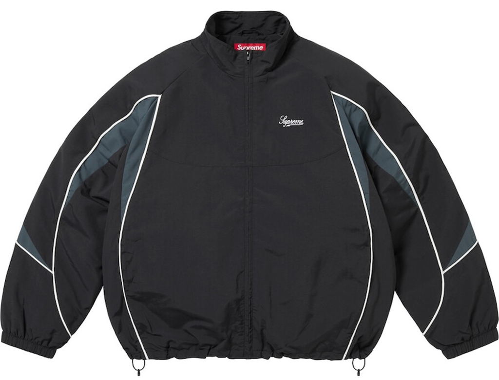 Áo Supreme Contrast Piping Track Jacket 'Black' 7703448781004