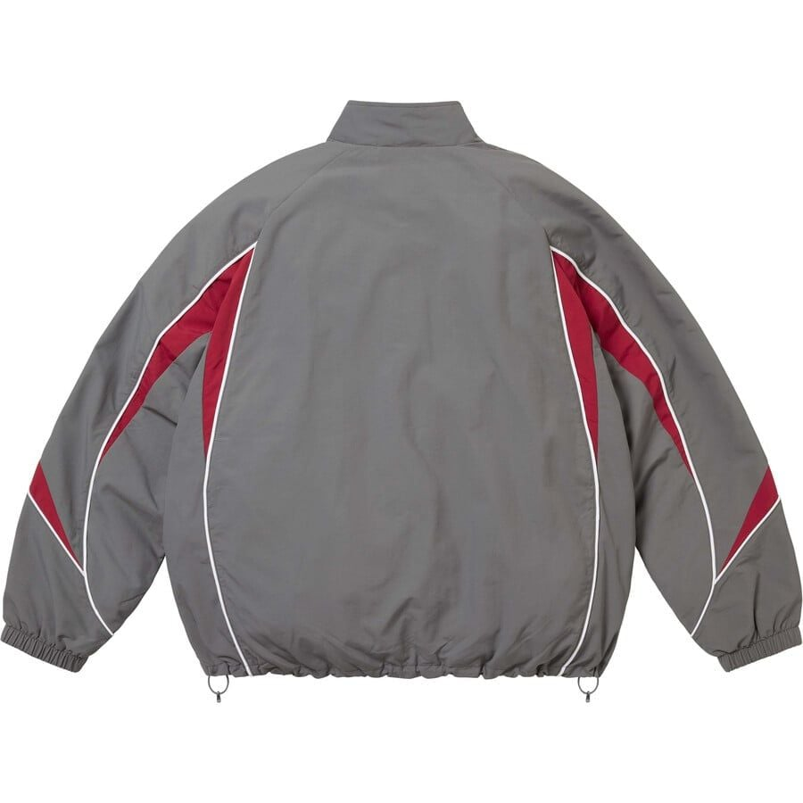 Alternative view of Áo Supreme Contrast Piping Track Jacket 'Grey' 7703450190028