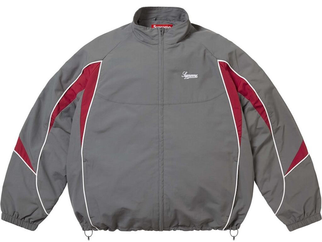 Áo Supreme Contrast Piping Track Jacket 'Grey' 7703450190028
