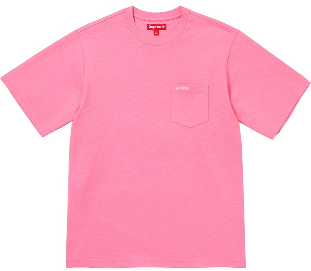 Áo Supreme S/S Pocket Tee 'Pink' 7703439999180