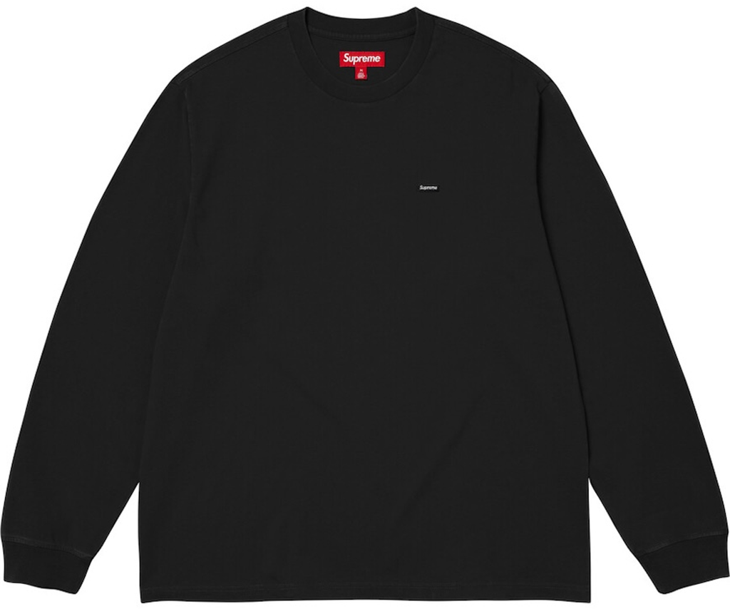 Áo Supreme Small Box L/S Tee 'Black' 7703442817228