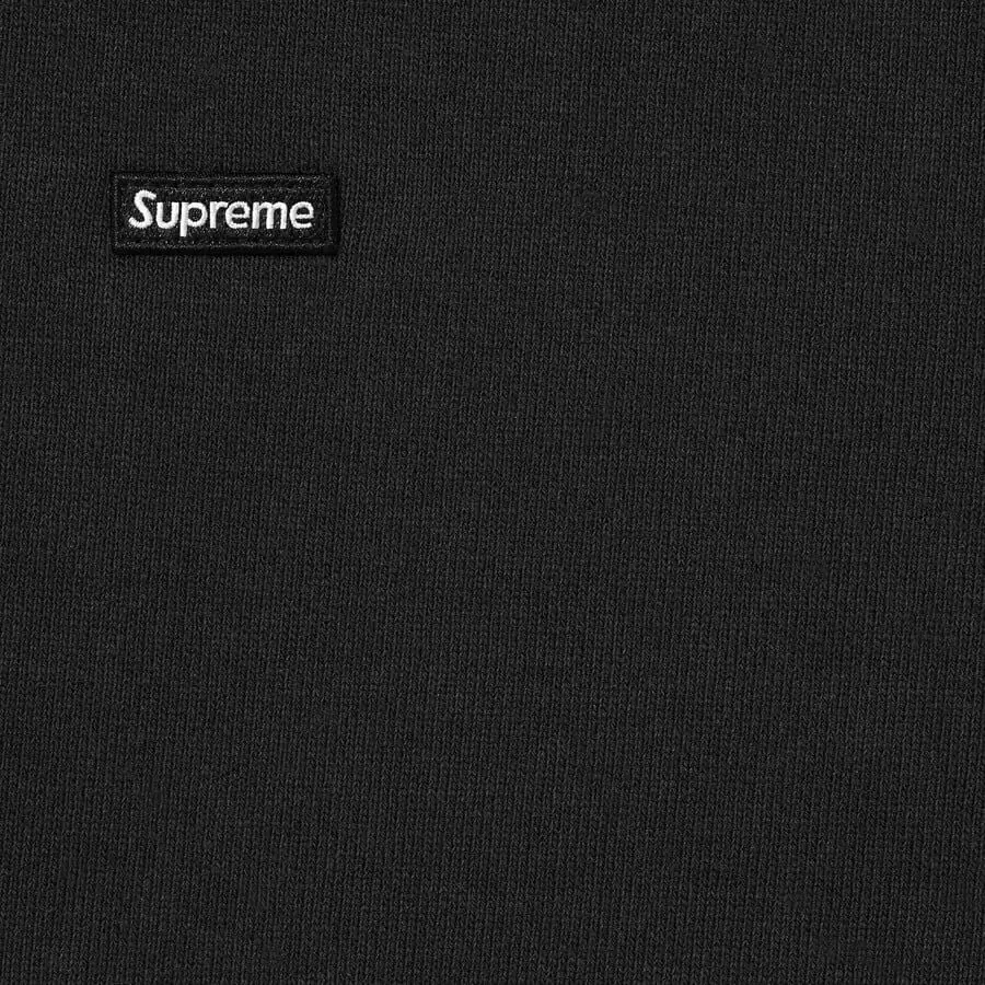 Alternative view of Áo Supreme Small Box Zip Up Hooded Sweatshirt 'Black' 7703439147212