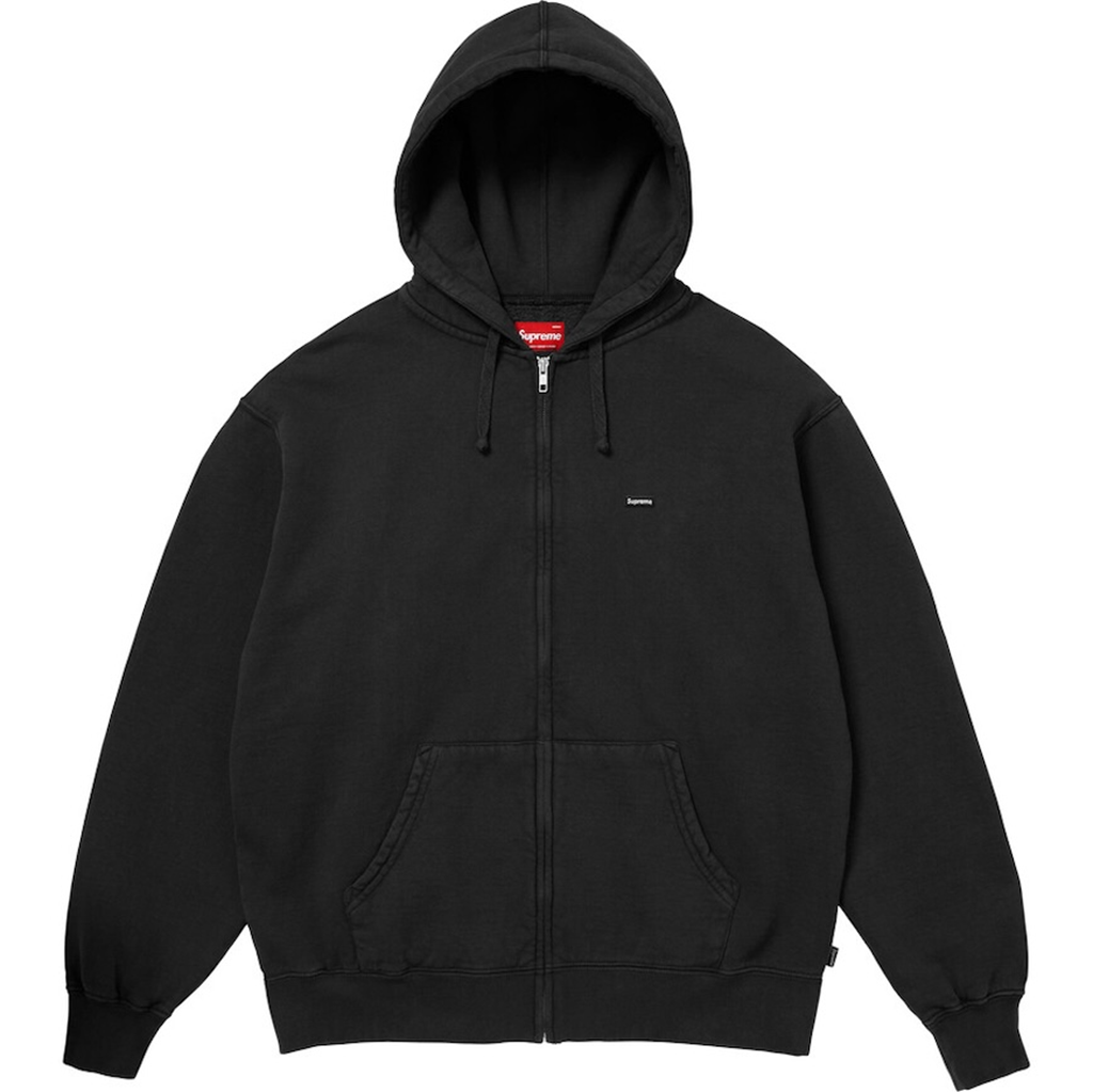 Áo Supreme Small Box Zip Up Hooded Sweatshirt 'Black' 7703439147212