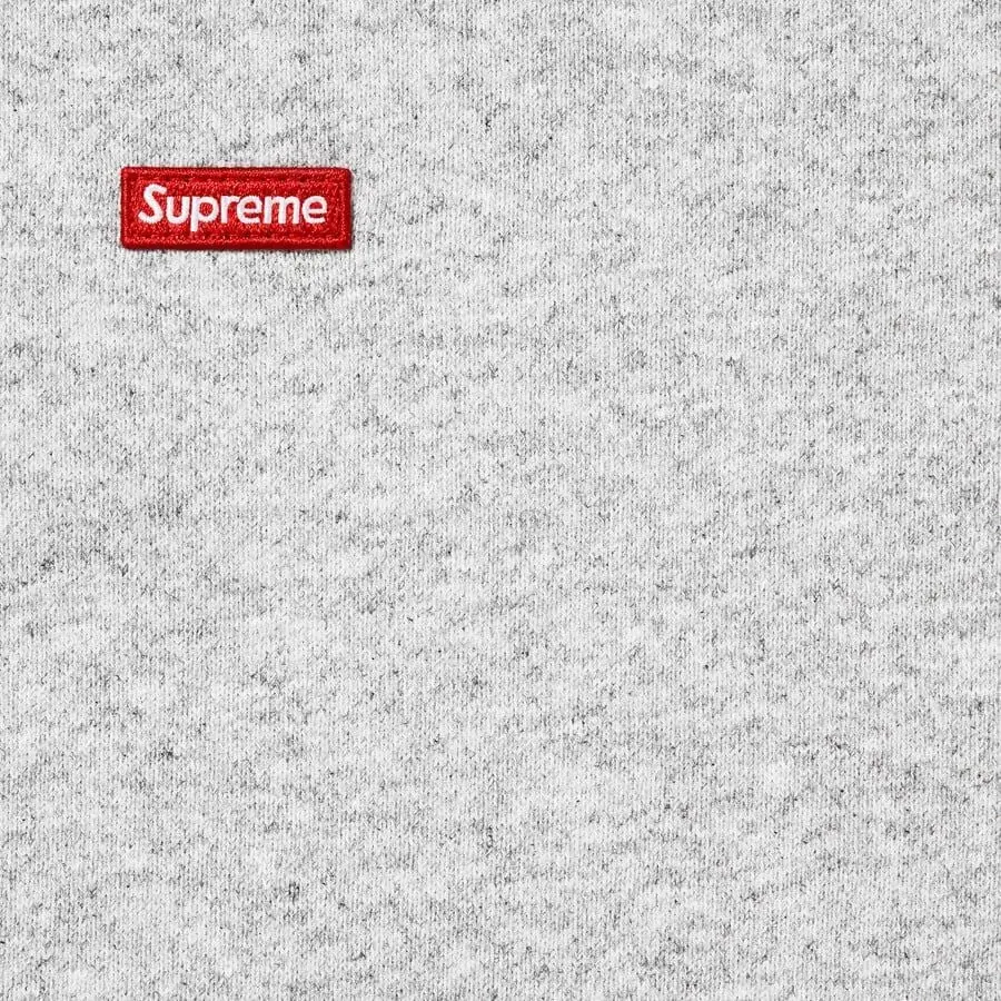 Alternative view of Áo Supreme Small Box Zip Up Hooded Sweatshirt 'Grey' 7703439212748