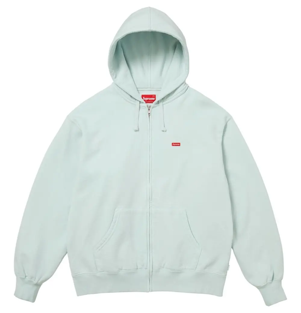 Áo Supreme Small Box Zip Up Hooded Sweatshirt 'Mint' 7703438917836