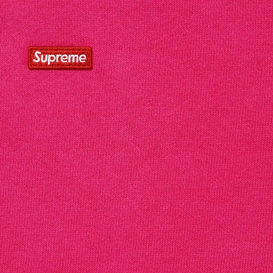 Alternative view of Áo Supreme Small Box Zip Up Hooded Sweatshirt 'Pink' 7703439933644