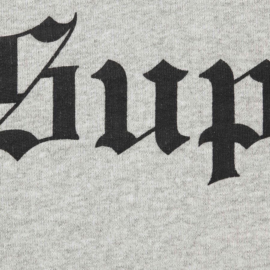 Alternative view of Áo Supreme Washed Old English Hooded Sweatshirt 'Green' 7703450091724