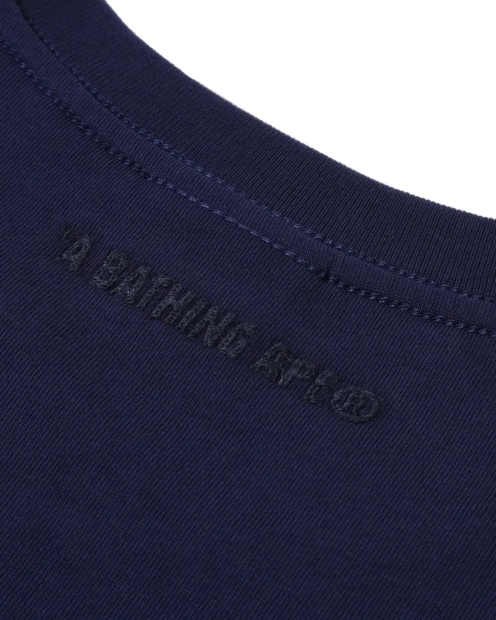 Alternative view of Áo Bape Bee One Point Tee 'Navy' 0ZXTEM302101Q