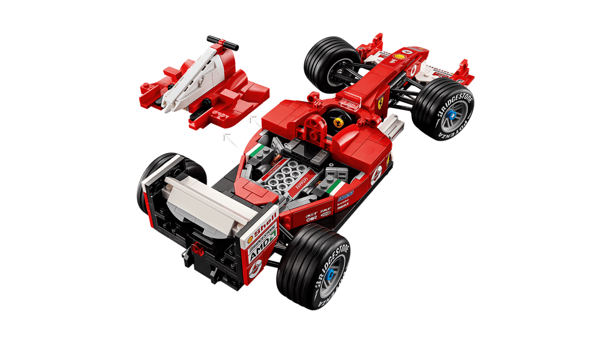 Alternative view of Mô hình Lego Ferrari F2004 & Michael Schumacher 11375