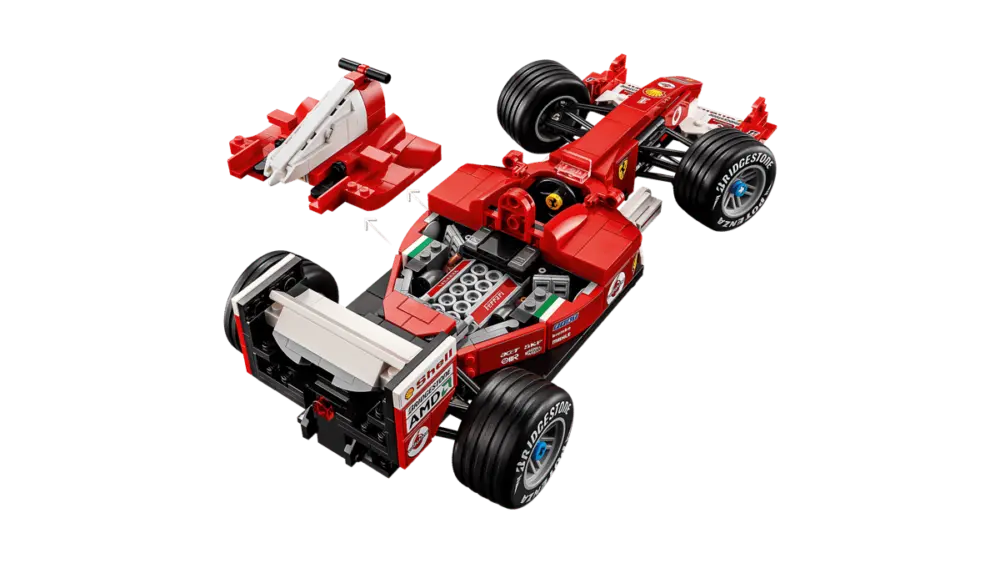 Alternative view of Mô hình Lego Ferrari F2004 & Michael Schumacher 11375