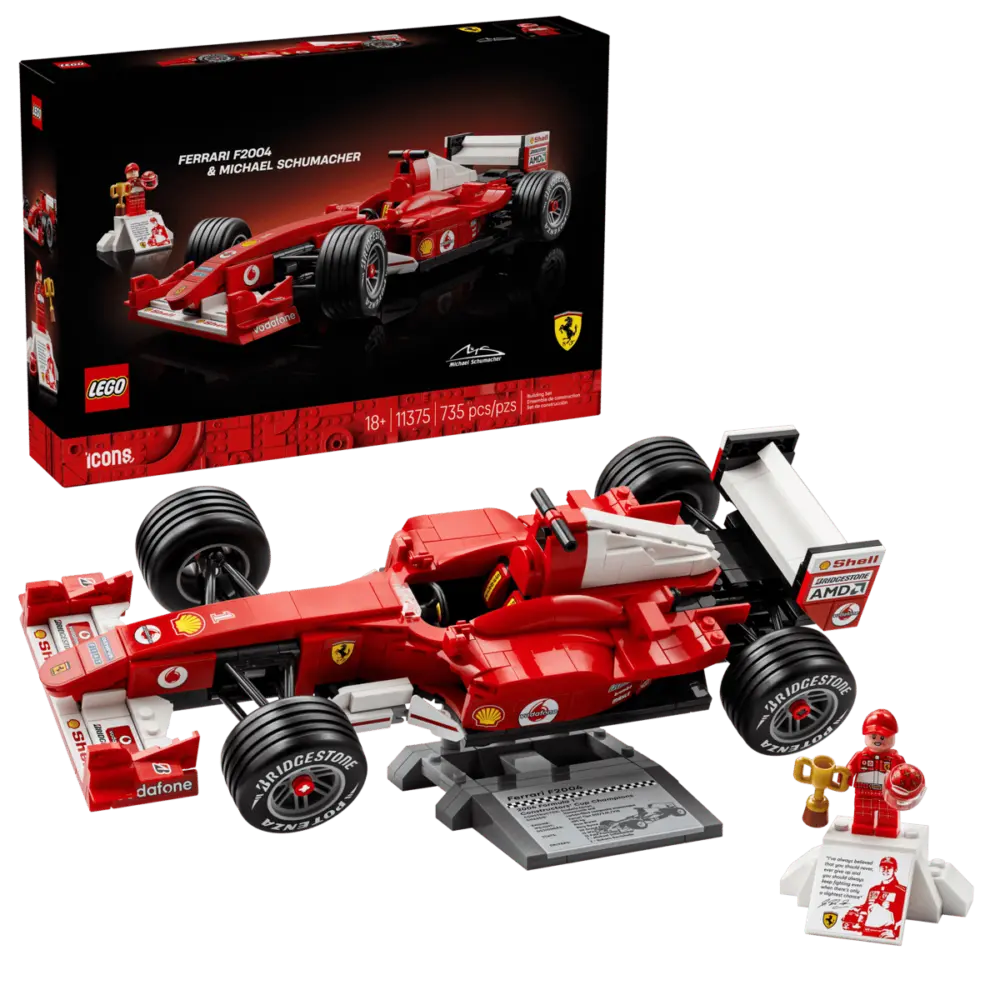 Mô hình Lego Ferrari F2004 & Michael Schumacher 11375 - Ảnh 5