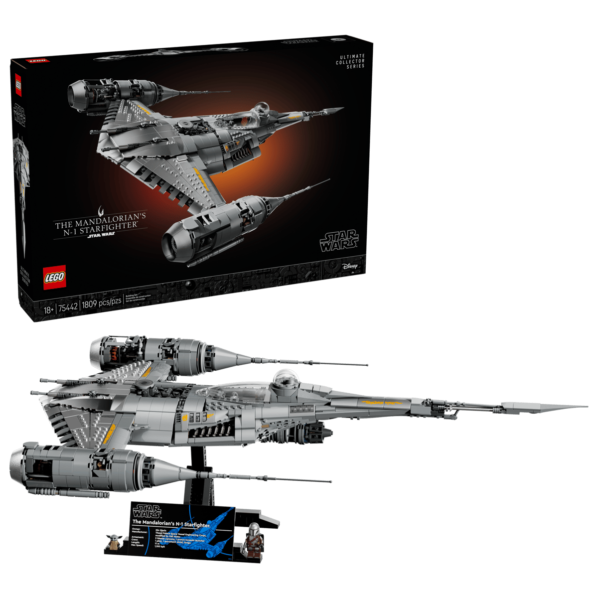 Mô hình Lego The Mandalorian's N-1 Starfighter™ 75442 - Ảnh 5