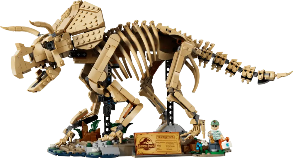 Mô hình lego Dinosaur Fossils Triceratops 77985 - Ảnh 5