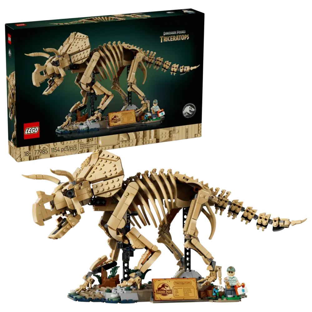 Mô hình lego Dinosaur Fossils Triceratops 77985 - Ảnh 4