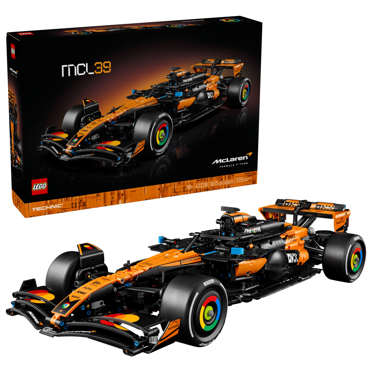 Mô hình Lego McLaren MCL39 F1® Car 42228 - Ảnh 5